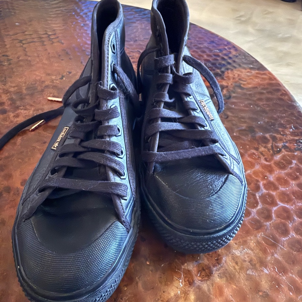 adidas Black Lace-Up Sneakers